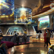 The Star Wars hotel lobby.
